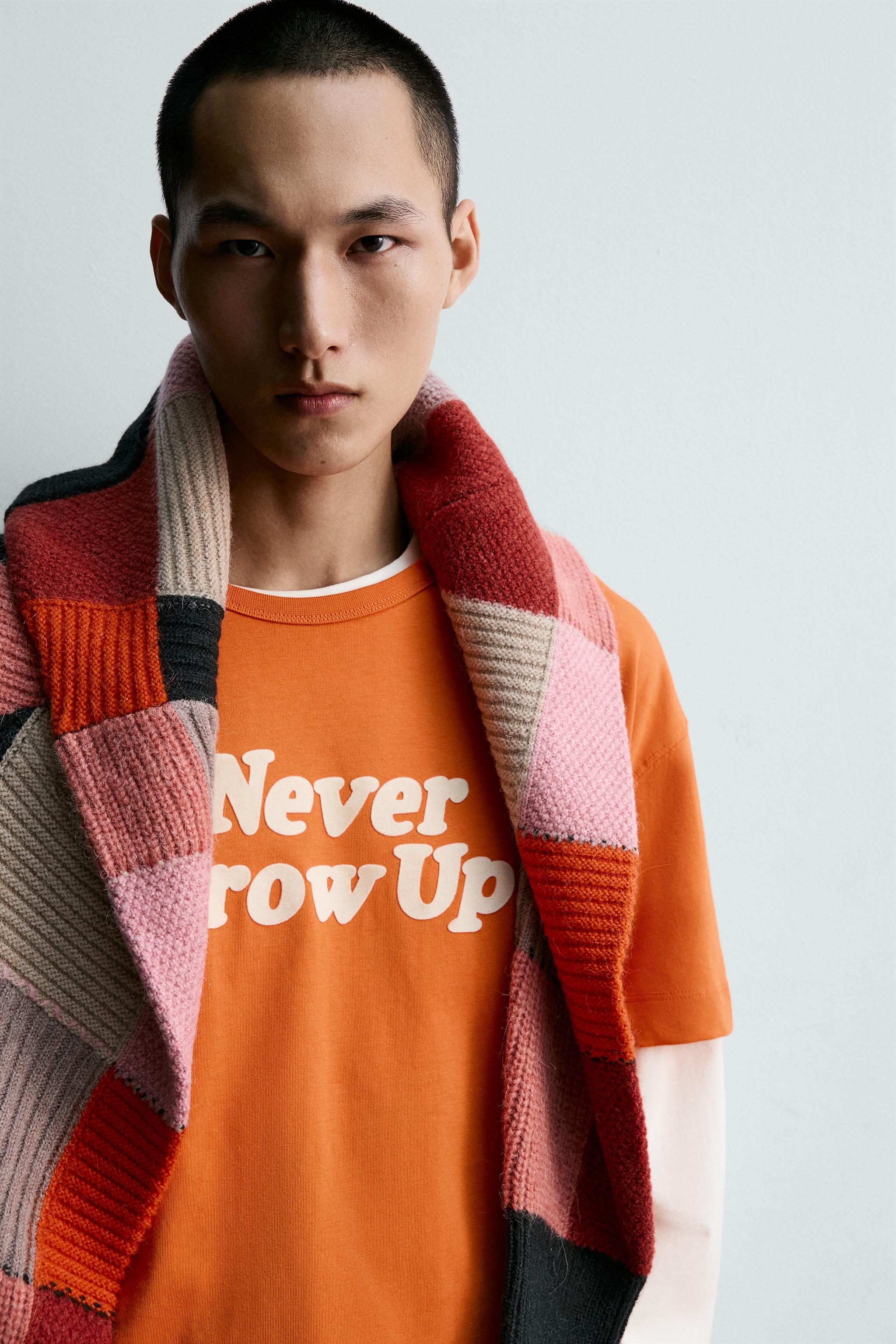 HARRY LAMBERT FOR ZARA X DISNEY PRINTED TEXT T-SHIRT